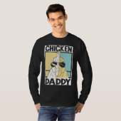 Chicken Daddy farmer farming chickens  1 Tシャツ (正面フル)
