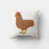 Chicken Design Personalised クッション (正面)