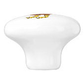 Chicken Design Personalised セラミックノブ (側面)