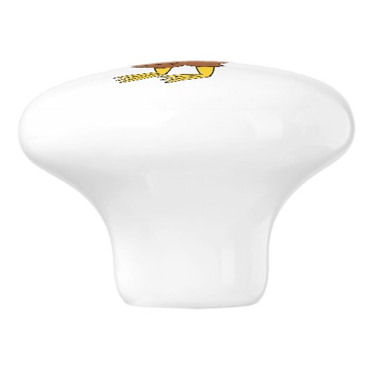 Chicken Design Personalised セラミックノブ (側面)