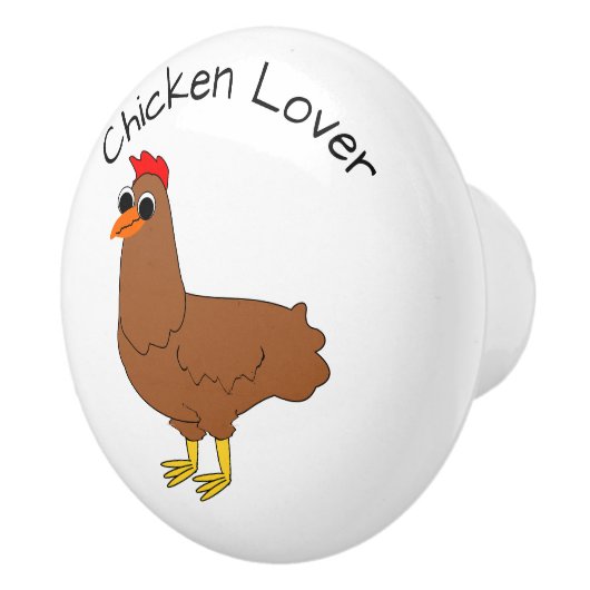 Chicken Design Personalised セラミックノブ (右)