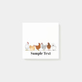 chicken doodle post it ポストイット (正面)
