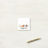 chicken doodle post it ポストイット (デスク上)