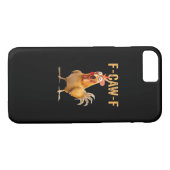 Chicken F-Caw-F Funny Trendy Case-Mate iPhoneケース (裏面(横))