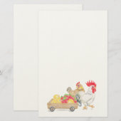 Chicken Family Stationery  便箋 (正面/裏面)