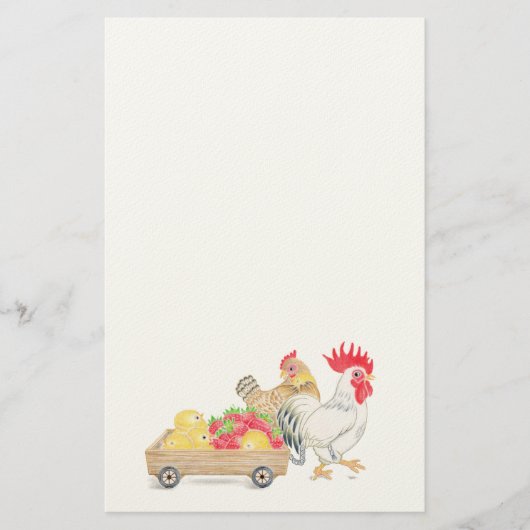 Chicken Family Stationery  便箋 (正面)