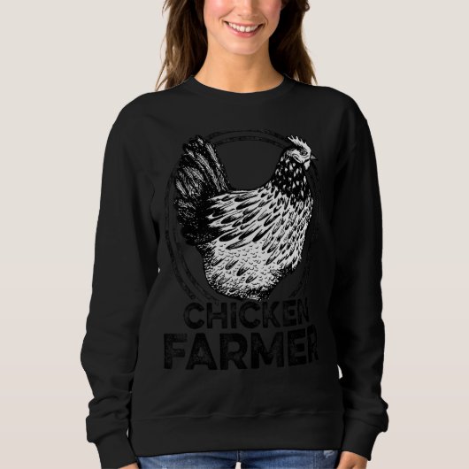 Chicken Farmer Agriculture Agriculteur Farmer Farm スウェットシャツ (正面)