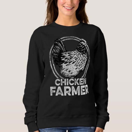 Chicken Farmer Agriculture Agriculteur Farmer Farm スウェットシャツ (正面)