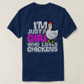 Chicken Farmer Grower Backyard Flock Egg Hen  Tシャツ (デザイン正面)