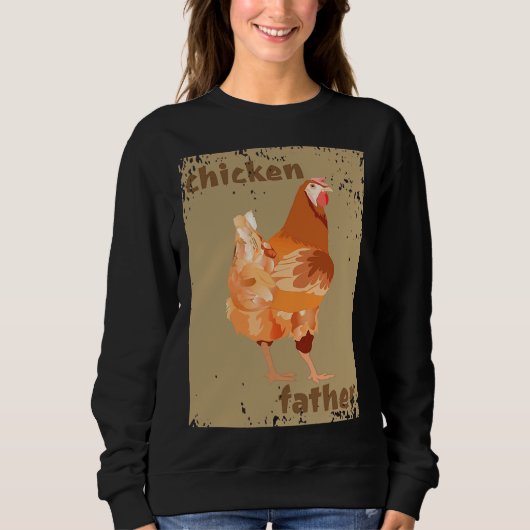 Chicken Father Creme Crunsh Look スウェットシャツ (正面)