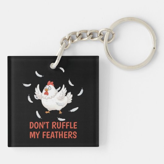 Chicken Feathers キーホルダー (裏面)