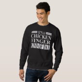Chicken Finger Apparel Best Fingers Design スウェットシャツ (正面フル)
