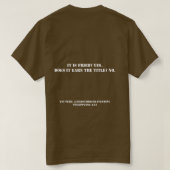 Chicken Fingers Ain't Fried Chicken Tシャツ (デザイン裏面)