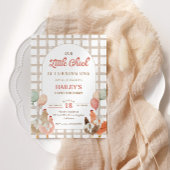 Chicken First Birthday Invitation 招待状