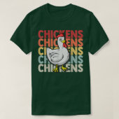 Chicken Flock Egg Hen Farmer Grower Backyard 115 Tシャツ (デザイン正面)