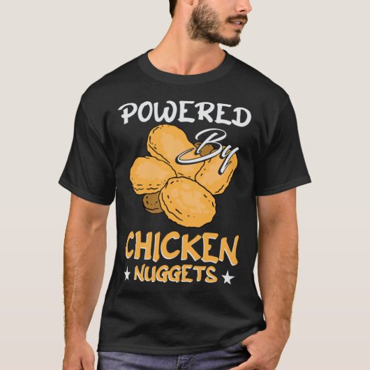 Chicken Foodie Nugget Meat Sarcastic Jokes Fan Tシャツ (正面)