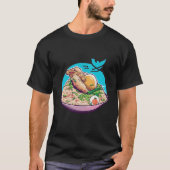 Chicken Fried Rice Vaporwave Style Aesthetic Tシャツ (正面)