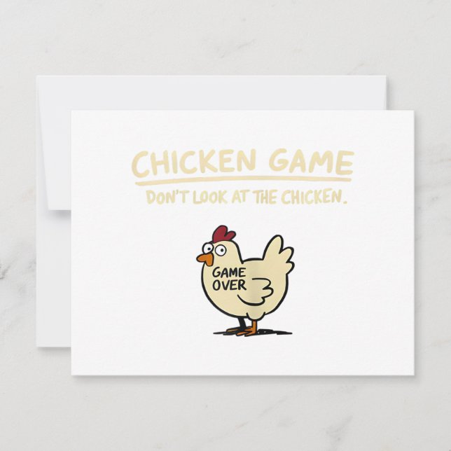 Chicken Game Don't Look At The Chicken Funny Chick (正面)