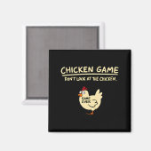 Chicken Game Dont Look At The Chicken Funny Chick マグネット (正面/裏面)