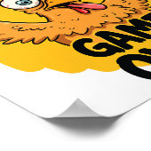 Chicken Game Don't Look At The Chicken Meme Funny  ポスター (角)