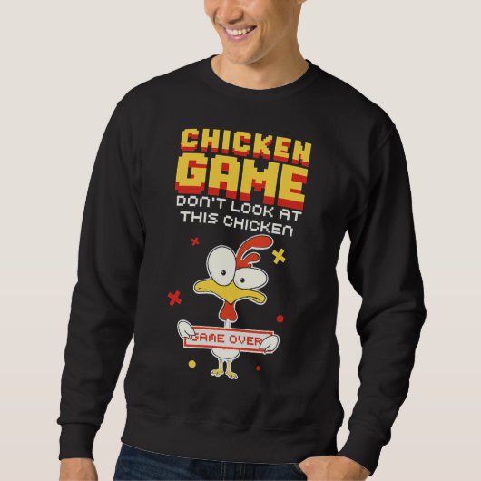 Chicken Game Farmer Animal Lover 29 スウェットシャツ (正面)
