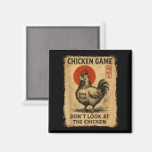 Chicken Game Funny Japanese Boys Girls Womens Mens マグネット (正面/裏面)