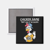Chicken Game Humorous Family Tee - Uni-adults &amp マグネット (正面/裏面)