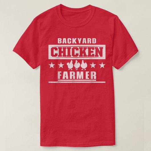 Chicken Girls Farm Backyard Chicken Farmer  Tシャツ (デザイン正面)