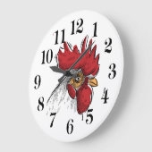 Chicken Head Wall Clock ラージ壁時計 (傾斜)