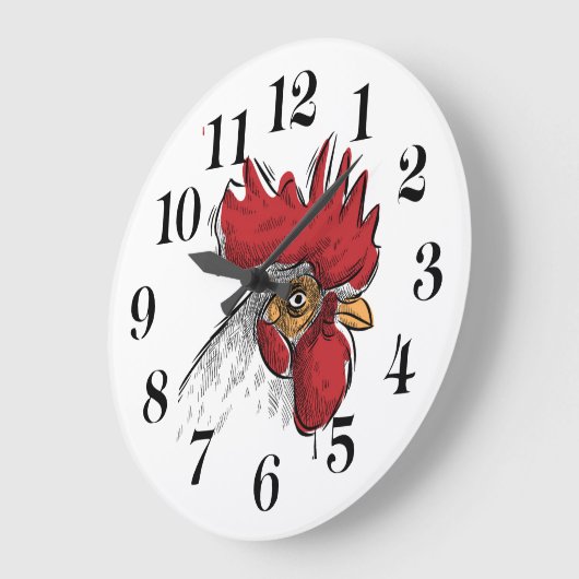 Chicken Head Wall Clock ラージ壁時計 (傾斜)