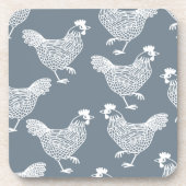 Chicken Hen Poultry コースター (正面)
