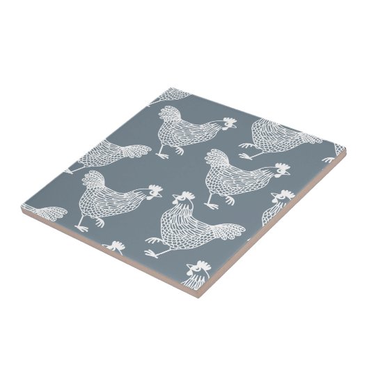 Chicken Hen Poultry タイル (側面)