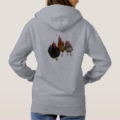 Chicken Hens Hoodie  パーカ (裏面)