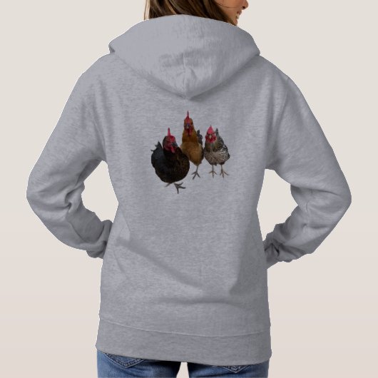 Chicken Hens Hoodie  パーカ (裏面)