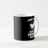 Chicken King Mens Chicken Lover Shirt Pet Chicken コーヒーマグカップ (正面右)