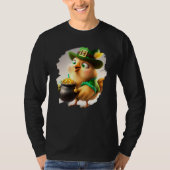 Chicken Leprechaun St Patricks Day Chicken 3 Tシャツ (正面)