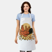 Chicken Lover Apron エプロン (着用した状態)