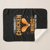 Chicken Lover | Chicken Wing シェルパブランケット (正面(横))