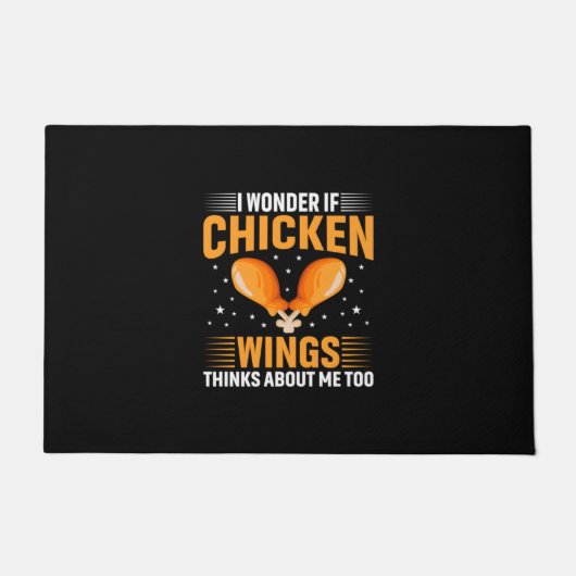 Chicken Lover | Chicken Wing ドアマット (正面)