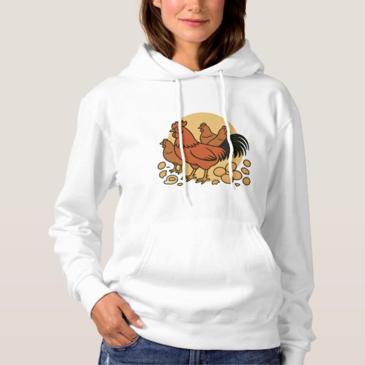 Chicken Lover Hoodie パーカ (正面)