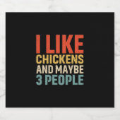 Chicken Lover | I Like Chickens ビールラベル (シングルラベル)