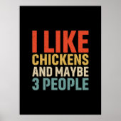 Chicken Lover | I Like Chickens ポスター (正面)