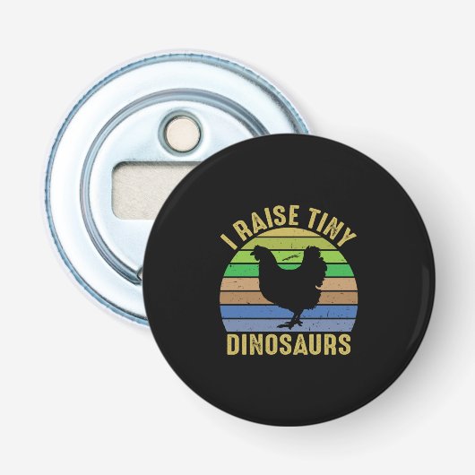 Chicken Lover | I Raise Tiny Dinosaurs 栓抜き (正面)