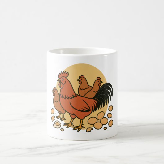 Chicken Lover Mug コーヒーマグカップ (中央)