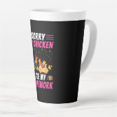 Chicken Lover | My Chicken Ate My Homework カフェラテマグ (右アングル)