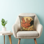 Chicken Lover Throw Pillow クッション (椅子)