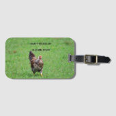 Chicken Luggage Tag ラゲッジタグ (正面横)