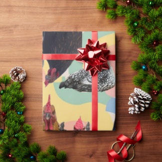 Chicken Mania All Occasion Wrapping Paper  ラッピングペーパー