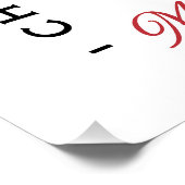 Chicken Merry Christmas country funny farm animal ポスター (コーナー)