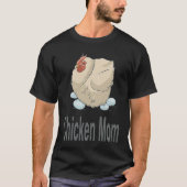 Chicken Mom  Chicken Farming Tシャツ (正面)